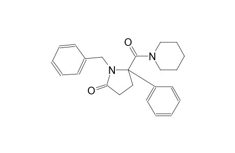 2-pyrrolidinone, 5-phenyl-1-(phenylmethyl)-5-(1-piperidinylcarbonyl)-