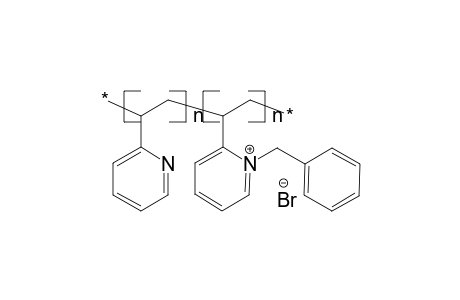 Poly(2-vinylpyridine-co-n-benzyl-2-vinylpyridinium bromide)
