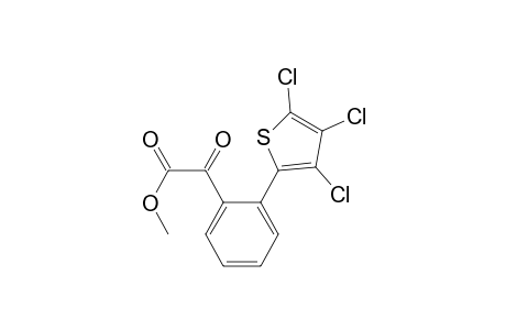 Methyl oxo-[2-(3',4',5'-trichloro-2'-thienyl)phenyl]acetate