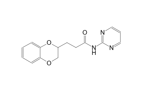 1,4-benzodioxin-2-propanamide, 2,3-dihydro-N-(2-pyrimidinyl)-