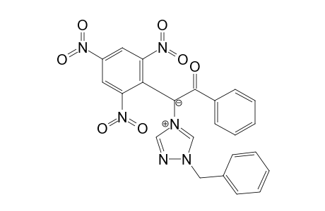 1-Benzyl-1H-[1,2,4]triazol-4-iumbenzoyl-2,4,6-triniyrophenylmethylide