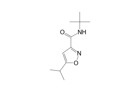 3-Isoxazolecarboxamide, N-(1,1-dimethylethyl)-5-(1-methylethyl)-