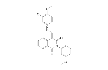 1,3(2H,4H)-isoquinolinedione, 4-[[(3,4-dimethoxyphenyl)amino]methylene]-2-(3-methoxyphenyl)-, (4E)-