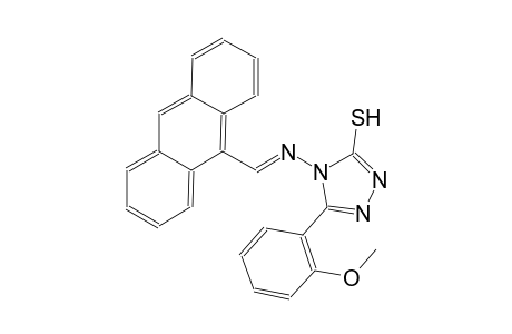4-{[(E)-9-anthrylmethylidene]amino}-5-(2-methoxyphenyl)-4H-1,2,4-triazole-3-thiol