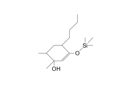 6a-Butyl-3b-hydroxy-3a,4a-dimethyl-1-trimethylsiloxy-1-cyclohexene
