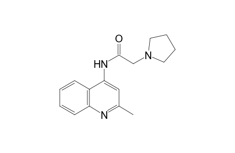 N-(2-Methyl-4-quinolinyl)-2-(1-pyrrolidinyl)acetamide