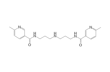6-methyl-N-{3-[(3-{[(6-methyl-3-pyridinyl)carbonyl]amino}propyl)amino]propyl}nicotinamide