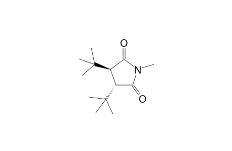 trans-3,4-Bis(1,1-dimethylethyl)-1-methyl-2,5-pyrrolidinedione
