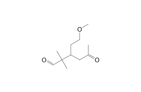 3-(2-METHOXYETHYL)-2,2-DIMETHYL-5-OXOHEXANAL
