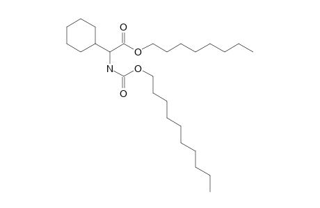 Glycine, 2-cyclohexyl-N-decyloxycarbonyl-, octyl ester