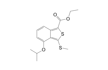 3-(methylthio)-4-propan-2-yloxy-2-benzothiophene-1-carboxylic acid ethyl ester
