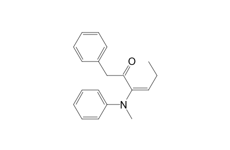 3-Hexen-2-one, 3-(methylphenylamino)-1-phenyl-