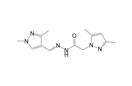 2-(3,5-dimethyl-1H-pyrazol-1-yl)-N'-[(E)-(1,3-dimethyl-1H-pyrazol-4-yl)methylidene]acetohydrazide