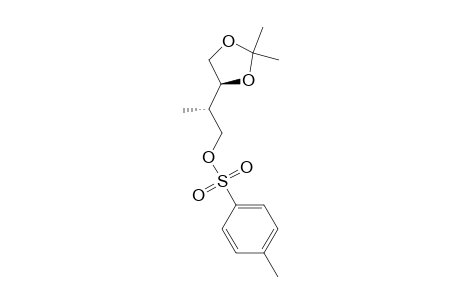 (.beta.S,4S)-.beta.,2,2-trimethyl-1,3-dioxolane-4-ethanol p-toluenesulfonate