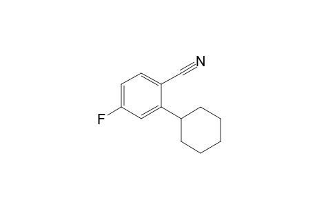 2-Cyclohexyl-4-fluorobenzonitrile