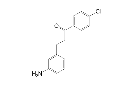 1-Propanone, 3-(3-aminophenyl)-1-(4-chlorophenyl)-