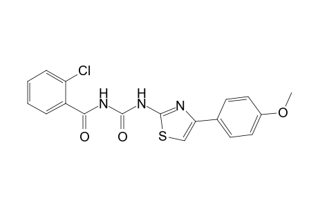Benzamide, 2-chloro-N-[[[4-(4-methoxyphenyl)-2-thiazolyl]amino]carbonyl]-