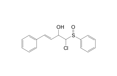 (E)-1-(benzenesulfinyl)-1-chloro-4-phenyl-3-buten-2-ol
