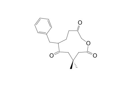 6-BENZYL-3,3-DIMETHYL-5,9-DIOXODECANOLIDE
