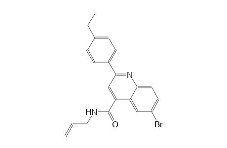 N-allyl-6-bromo-2-(4-ethylphenyl)-4-quinolinecarboxamide
