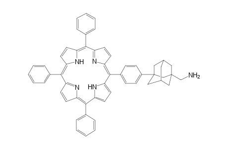 5-[4-(Aminomethyladamanthyl-3)-phenyl]-10,15,20-triphenyl-21H,23H-porphine