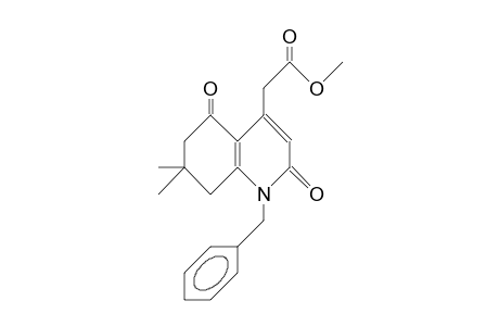 Methyl 1-benzyl-tetrahydro-7,7-dimethyl-5-oxo-2-quinolon-4-yl acetate