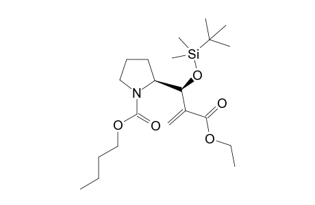 (1' S)-N-(Butoxycarbonyl)-2(S)-[1'-(t-butyldimethylsilyloxy)-2'-(ethoxycarbonyl)-2'-propenyl]-pyrrolidine