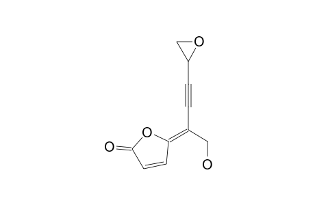 APORPINONE-B;5-(1-HYDROXYMETHYL-3-OXIRANYL-PROP-2-YNYLIDENE)-5H-FURAN-2-ONE