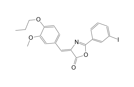 (4Z)-2-(3-iodophenyl)-4-(3-methoxy-4-propoxybenzylidene)-1,3-oxazol-5(4H)-one