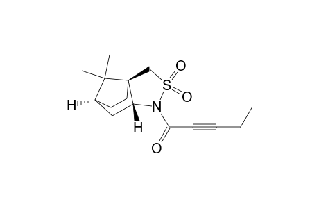 3H-3a,6-Methano-2,1-benzisothiazole, hexahydro-8,8-dimethyl-1-(1-oxo-2-pentynyl)-, 2,2-dioxide, [3aS-(3a.alpha.,6.alpha.,7a.beta.)]-