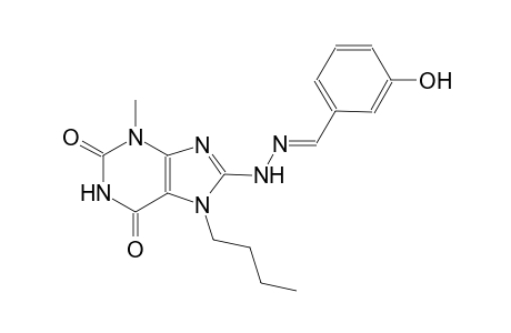 3-hydroxybenzaldehyde (7-butyl-3-methyl-2,6-dioxo-2,3,6,7-tetrahydro-1H-purin-8-yl)hydrazone