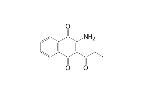 2-Amino-3-propionyl-1,4-naphthoquinone