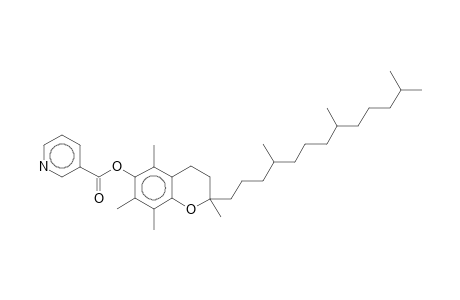 2,5,7,8-Tetramethyl-2-(4,8,12-trimethyltridecyl)-3,4-dihydro-2H-chromen-6-yl nicotinate