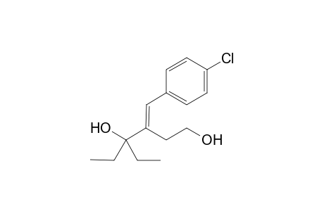 4-(4-Chlorophenylmethylene)-3-ethyl-3,6-hexanediol