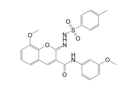 benzenesulfonic acid, 4-methyl-, 2-[(2Z)-8-methoxy-3-[[(3-methoxyphenyl)amino]carbonyl]-2H-1-benzopyran-2-ylidene]hydrazide