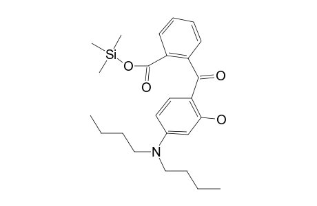 2-(4-(Dibutylamino)-2-hydroxybenzoyl)benzoic acid, tms