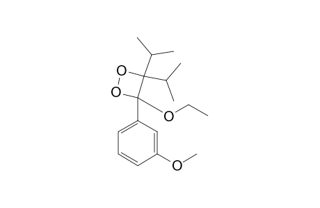 3,3-Bis(isopropyl)-4-ethoxy-4-(3-methoxyphenyl)-1,2-dioxetane