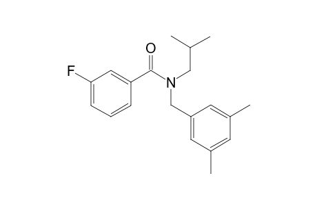 Benzamide, 3-fluoro-N-(3,5-dimethylbenzyl)-N-isobutyl-