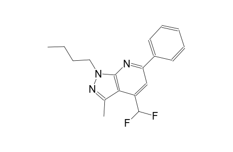 1-butyl-4-(difluoromethyl)-3-methyl-6-phenyl-1H-pyrazolo[3,4-b]pyridine