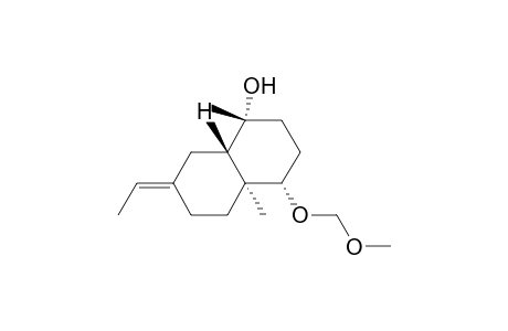 (1.alpha.,4.alpha.,4a.alpha.,8a.beta.)-decahydro-7-ethylidene-4-(methoxymethoxy)-1,4a-dimethyl-1-naphthalenol