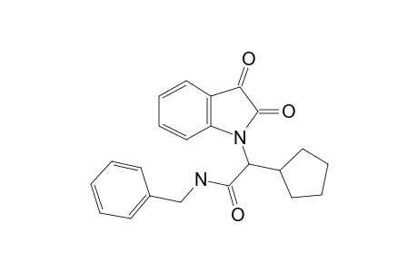 N-Benzyl-2-cyclopentyl-2-(2,3-dioxoindolin-1-yl)acetamide