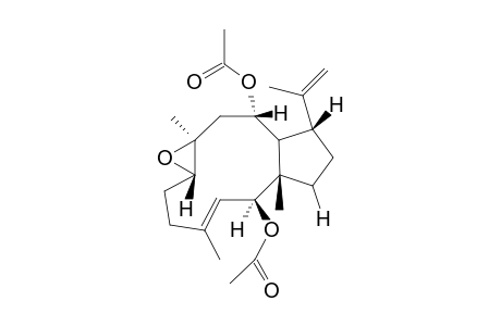 2.alpha.,10.alpha.-Diacetoxy-7,8,-epoxydolabell-3(E),8-diene