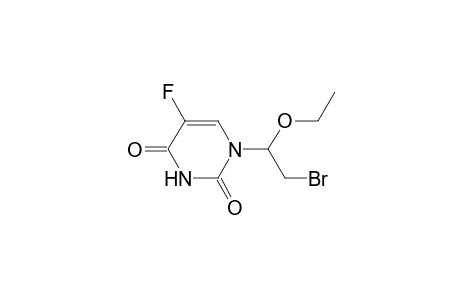 1-(2-bromanyl-1-ethoxy-ethyl)-5-fluoranyl-pyrimidine-2,4-dione