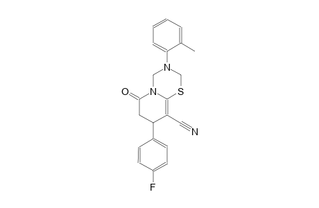 2H,6H-pyrido[2,1-b][1,3,5]thiadiazine-9-carbonitrile, 8-(4-fluorophenyl)-3,4,7,8-tetrahydro-3-(2-methylphenyl)-6-oxo-