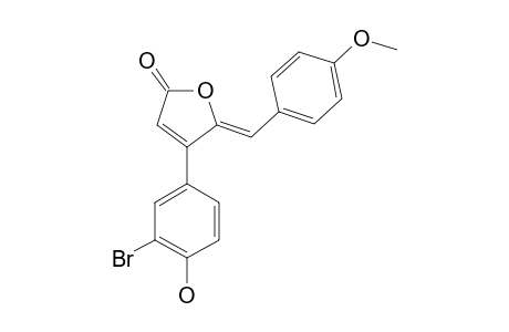 3'-BROMORUBROLIDE_F;4-(3-BROMO-4-HYDROXYPHENYL)-5-(4-METHOXYBENZYLIDENE)-FURAN-2-(5-H)-ONE