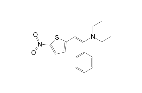 (E)-Diethyl-[2-(5-nitrothien-2-yl)-1-phenylvinyl]amine