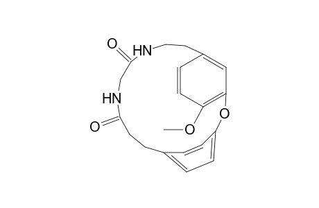 2-Oxa-10,13-diazatricyclo[15.2.2.13,7]docosa-3,5,7(22),17,19,20-hexaene-11,14-dione, 4-methoxy-