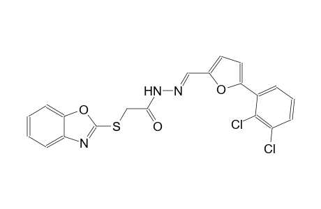 2-(1,3-benzoxazol-2-ylsulfanyl)-N'-{(E)-[5-(2,3-dichlorophenyl)-2-furyl]methylidene}acetohydrazide