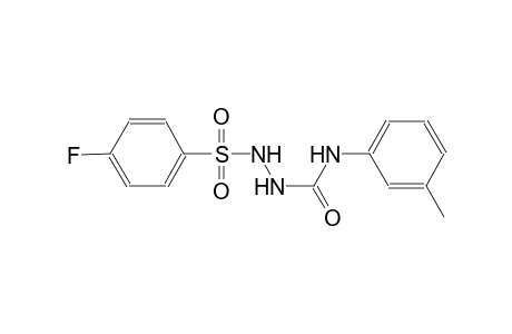 2-[(4-fluorophenyl)sulfonyl]-N-(3-methylphenyl)hydrazinecarboxamide