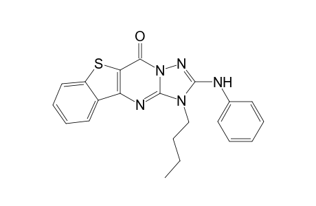 1-Butyl-2-phenylamino-benzo[4,5]thieno[3,2-d][1,2,4]triazolo[1,5-a]pyrimidin-5(1H)-one